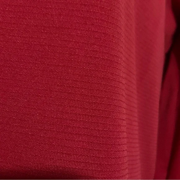 Adidas Red Long Sleeve Tee shirt large Aeroready pregame - Picture 5 of 9